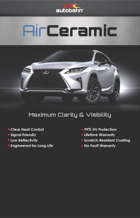 Autobahn Air Ceramic performance spec sheet